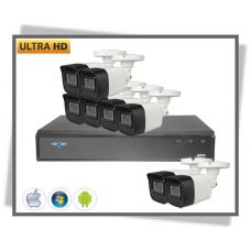 HDCVI X-Security Full Hd 2 Mpx Videoovervågning Bullet Kamera Sæt 8